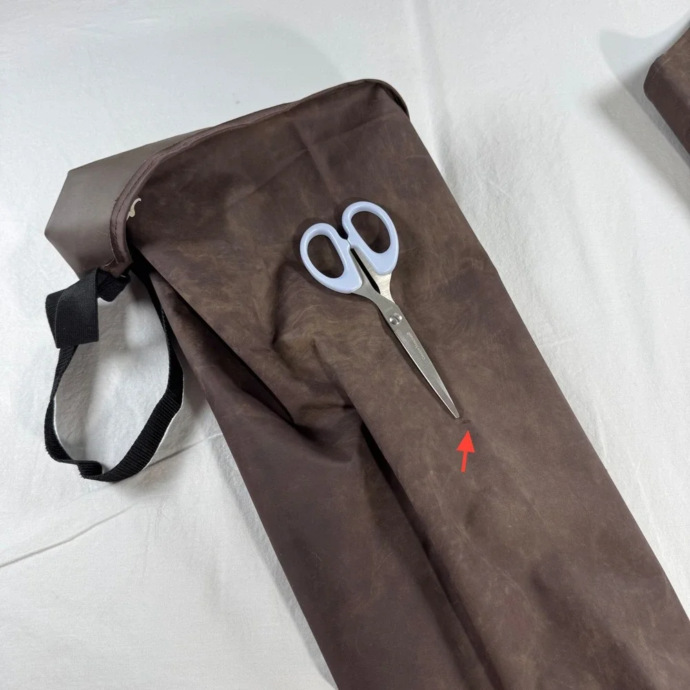 Greenwater Men's Size 13 Brown Nylon PVC Waterproof Fishing Hip Waders Boots
